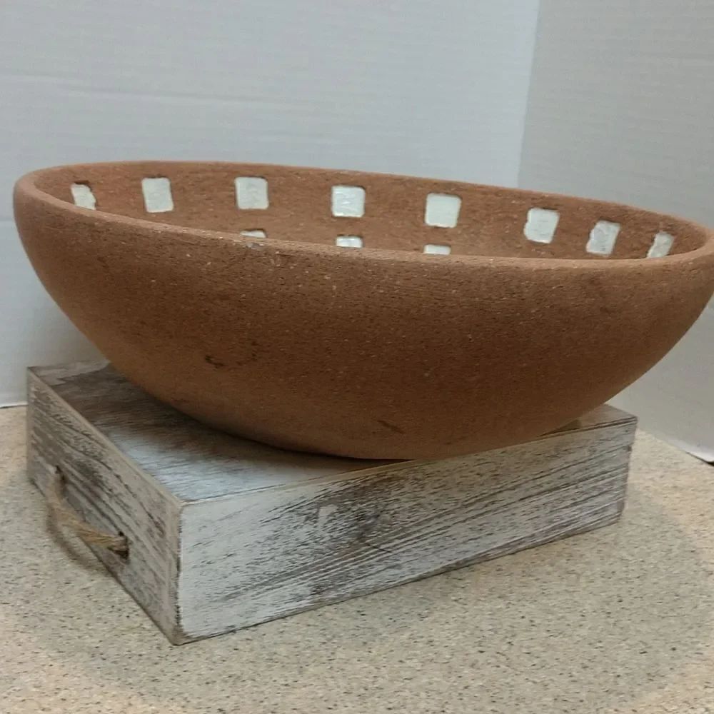 Large Decorative Pier 1 Bowl - Picture 3 of 4